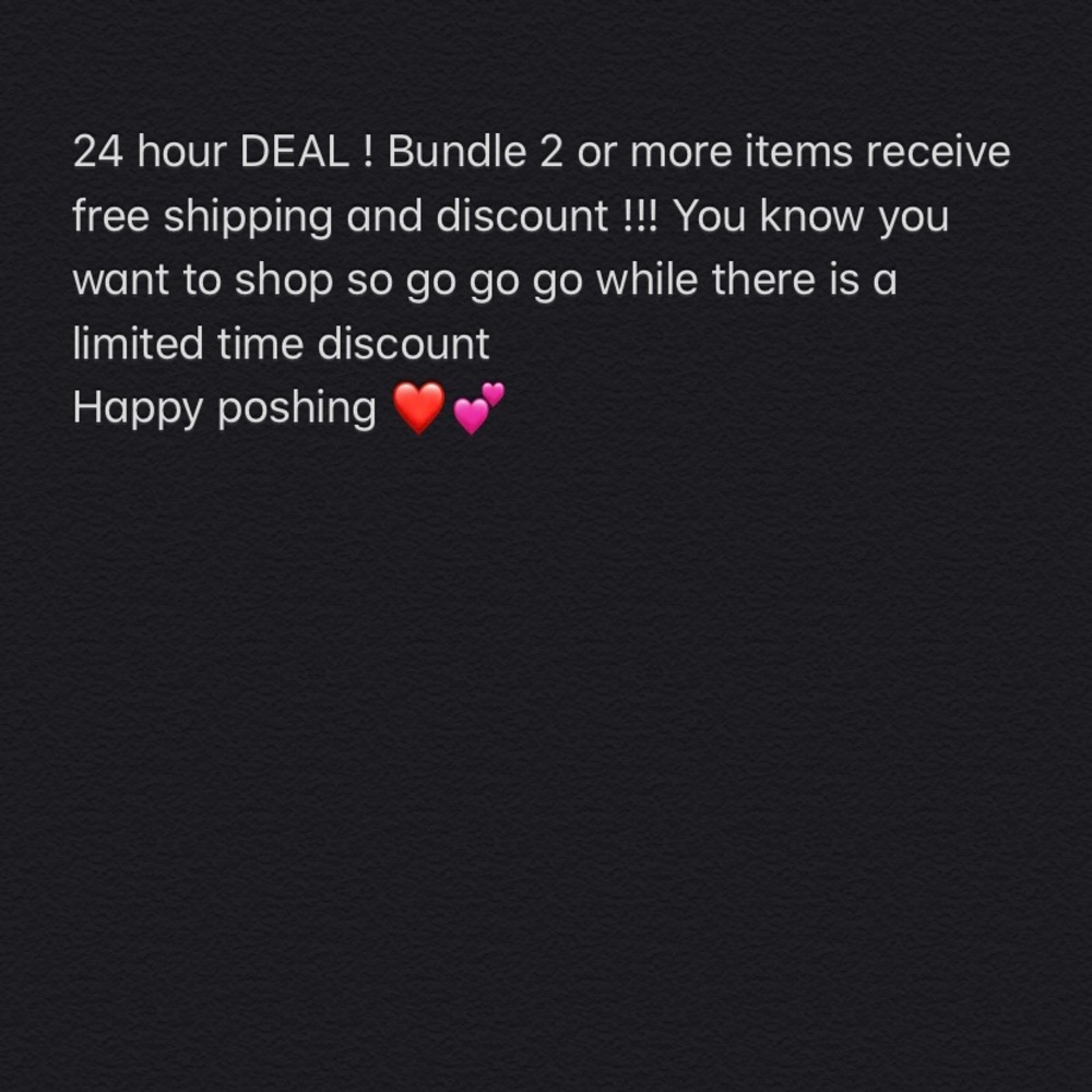 24 hour discount!🥳❤️